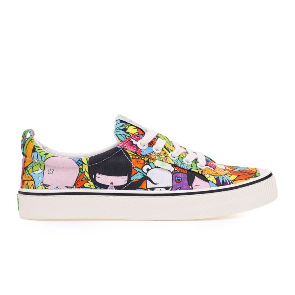 Cariuma OCA Low-Top Toz Canvas Sneaker | Size W5 | Rainbow/multicolored 🌈 - Picture 4 of 11